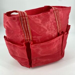 Pre-Owned Red Beach Bag Vintage Look